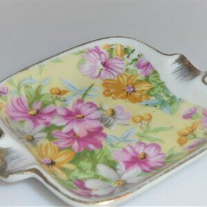 DAINTY Royal Crown ASHTRAY Boudoir Antique Ashtray Ceramic Ashtray Dresser Set